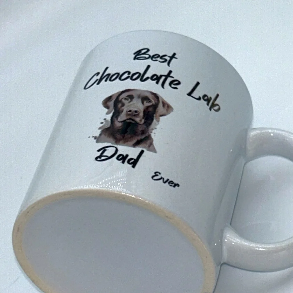 Best Chocolate Lad Dad Ever 11oz. Coffee Mug Cup Great‎ Gift NWT Brand New